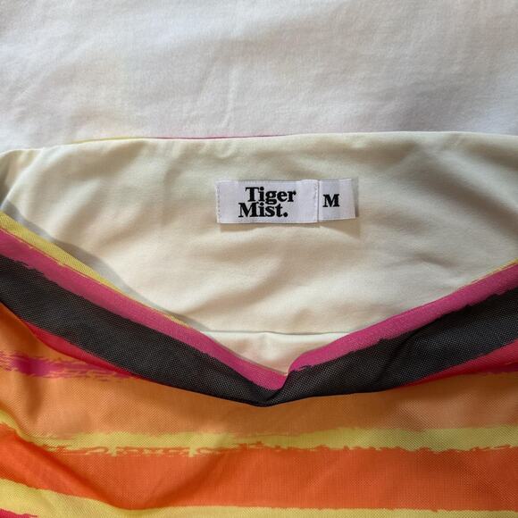 tiger mist rainbow stripe mini skirt y2k bodycon - Picture 4 of 5